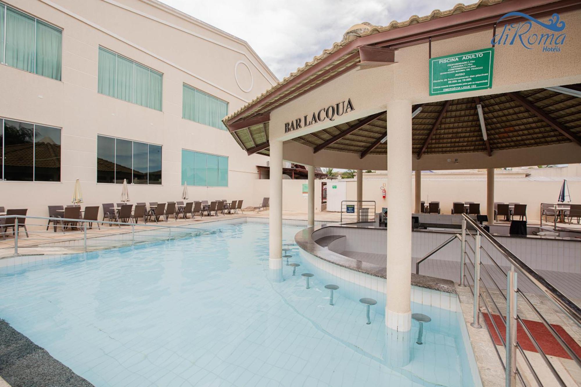 Di Roma Lacqua Caldas Novas Park 24H, Com Roupas De Cama E Banho Exterior photo