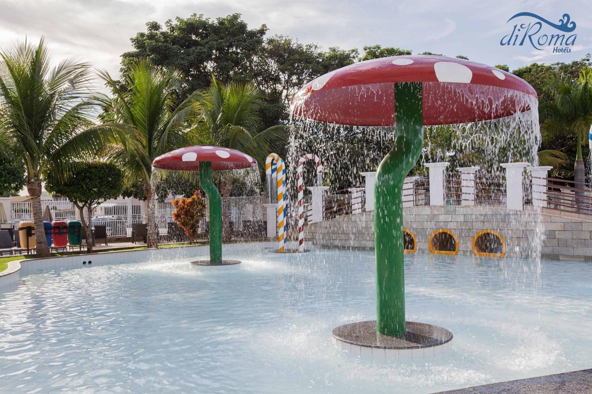 Di Roma Lacqua Caldas Novas Park 24H, Com Roupas De Cama E Banho Exterior photo